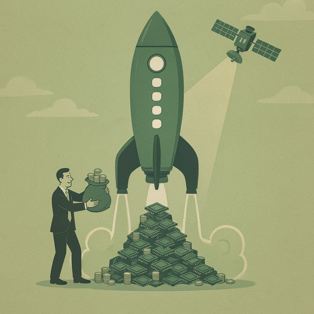 SpaceX wil 40 miljard dollar leen vir Nvidia-skyfies