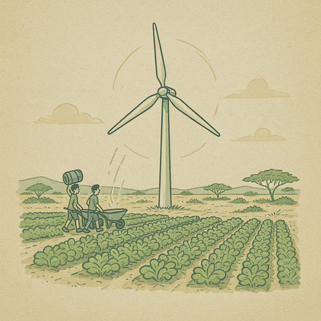 Windplase voed Karoo-jeug se groen sake