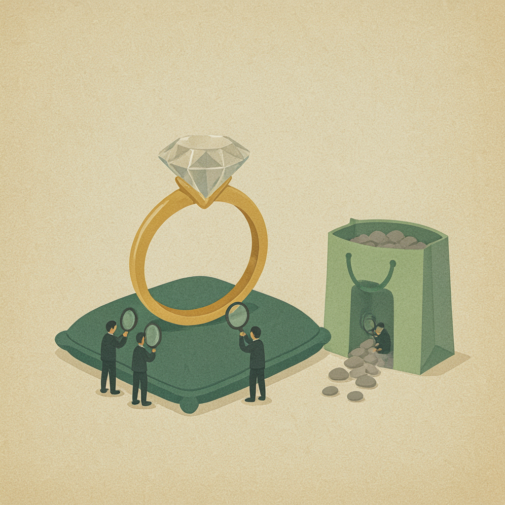 Richemont praat saam oor historiese De Beers bod